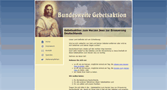 Desktop Screenshot of gebetsaktion.das-herz-jesu-apostolat.de